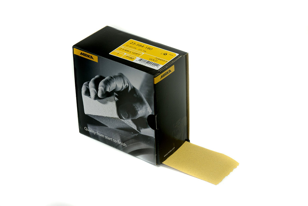 Mirka 23-584-120 Gold 2-3/4 x 40 Yard PSA Roll, 120G