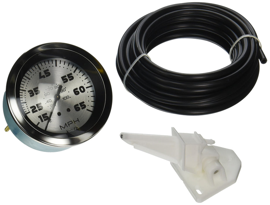 Sierra 63475P Sterling Series 3" SS Pitot Type Speedometer Gauge w/ "G" Sender, Code
