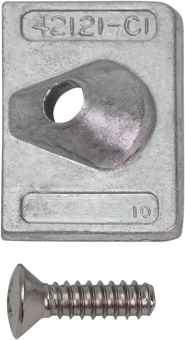 Quicksilver 42121Q02 Square Aluminum Anode Set for Mercury or Mariner and Force Outboards
