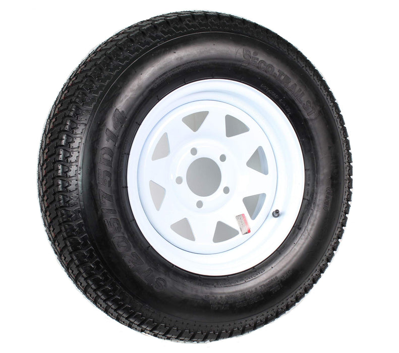 Loadstar Tires 3S440 Bias Tire & Wheel (Rim) Asm ST205/75D-14 5 Hole C Ply