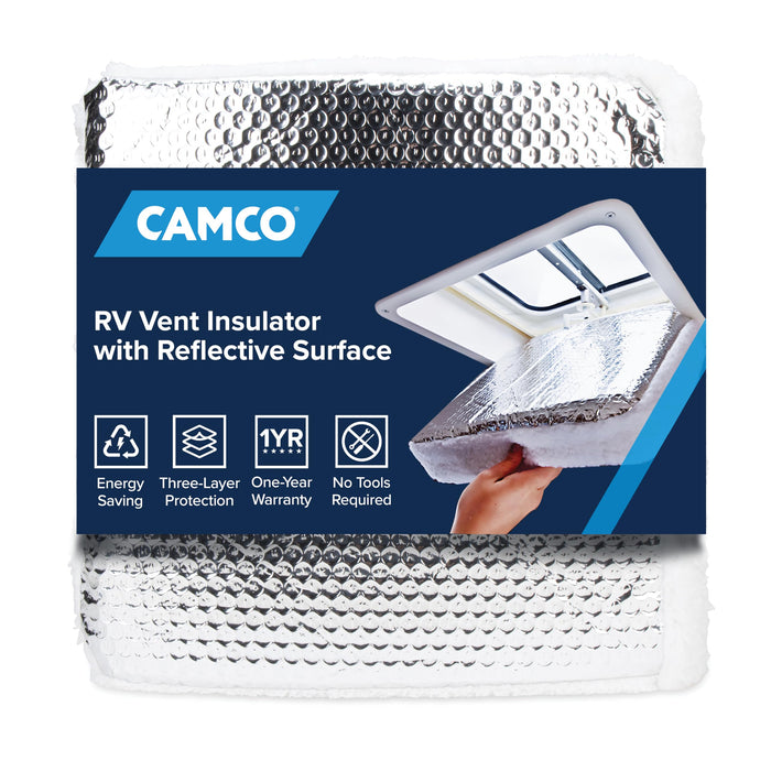 Camco 45192 Sunshield™ RV Vent Insulator w/Reflective Surface