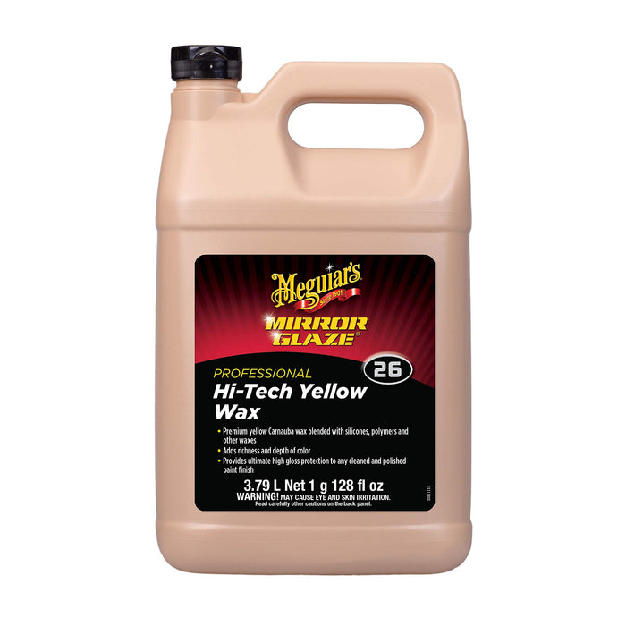 Meguiars M2601 Meguiar's Professional Hi-Tech Yellow Liquid Wax 1 Gallon