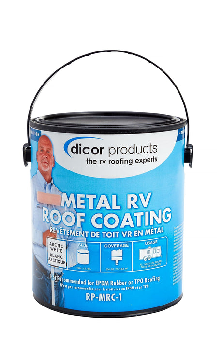 Dicor Corporation RP-MRC-1 Elastomeric Metal RV Roof Coating, Gal.