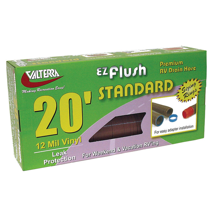 Valterra D04-0016 Bronze E-Z Flush Standard 3" x 20' RV Drain Hose