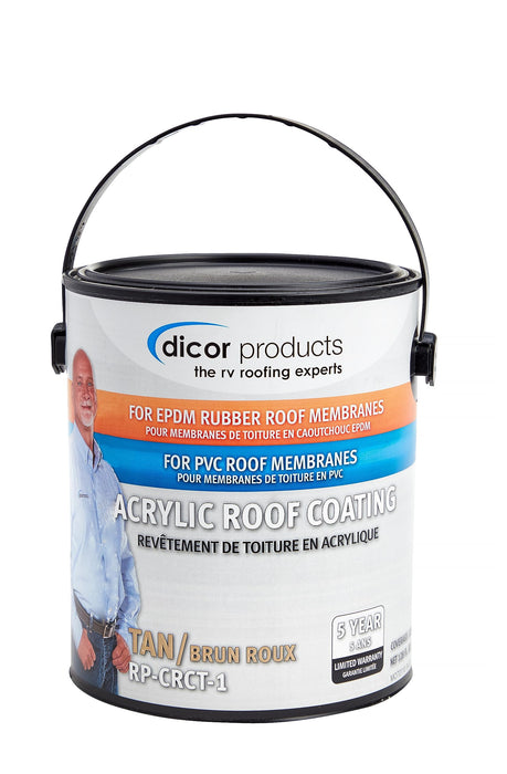 Dicor Corporation RP-CRCT-1 Rubber Roof Coating System-Part 2, Tan, Gal.