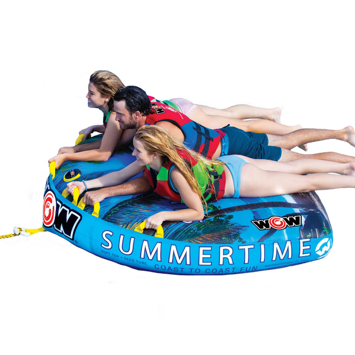 WOW 191030 Summertime Soft Top Towable, 1-3 Riders