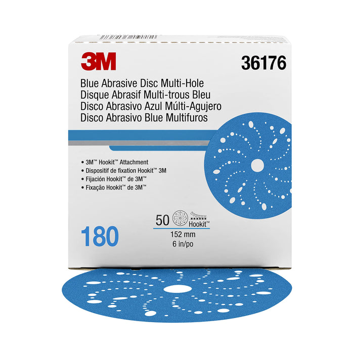 3M 36198 Blue Abrasive Hookit Sheet Roll, 2-3/4" x 13 Yards