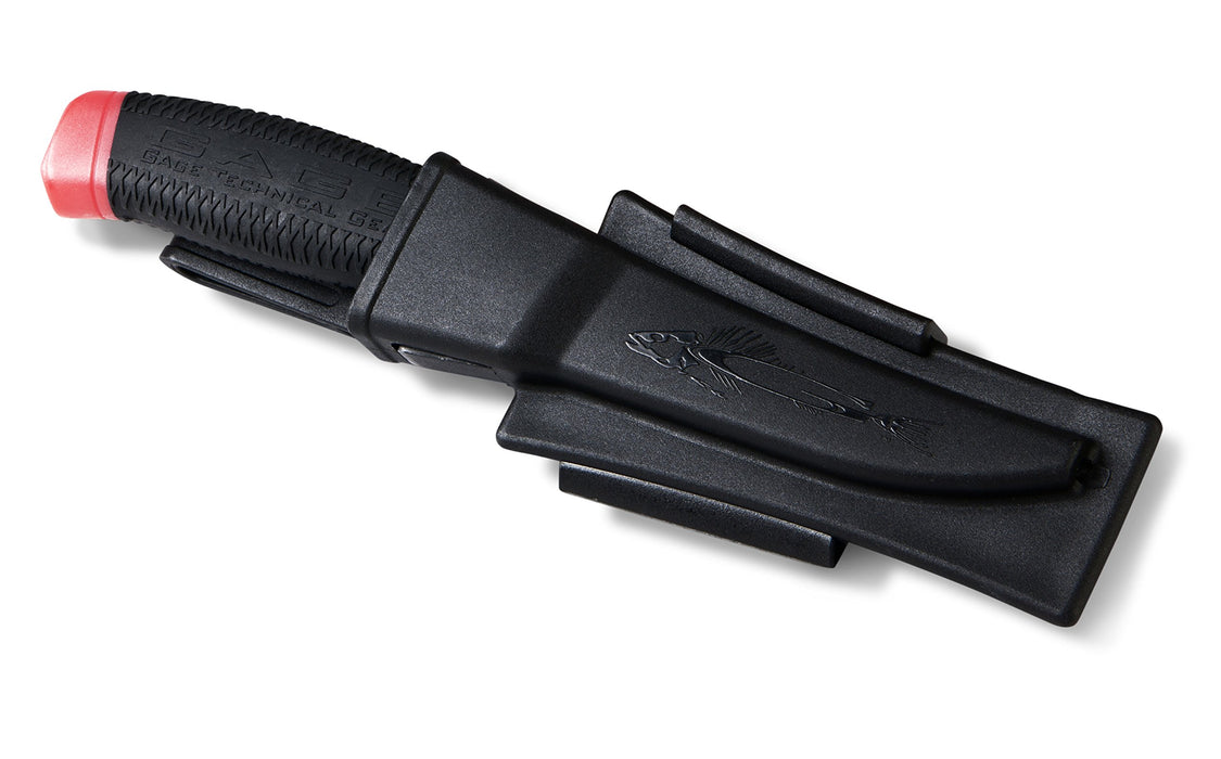 Grundens 70039-001-0001 Technical Deck Knife w/sheath-Black-ONE SIZE