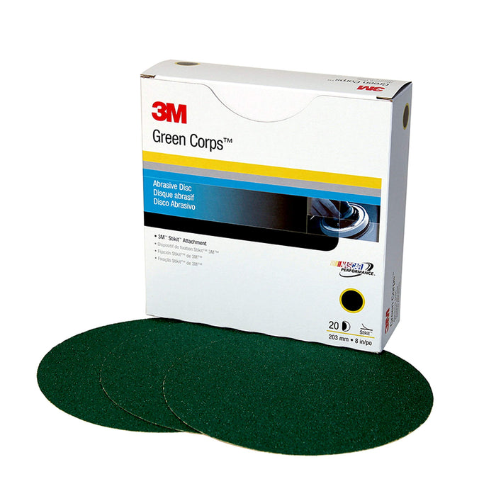 3M 1556 60E 8" Stik-It-Green 50/Bx