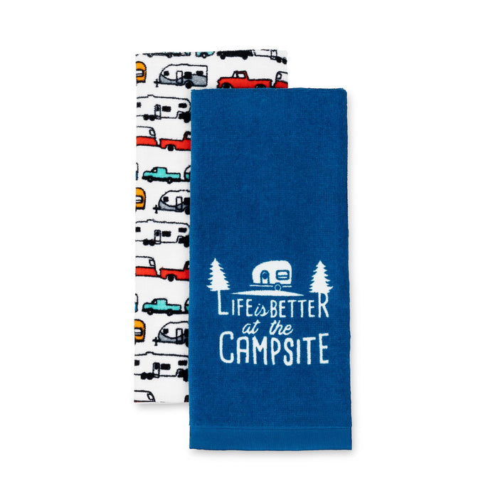 Camco 53301 Dish Towel, 27" x 16-1/2", 2/pk