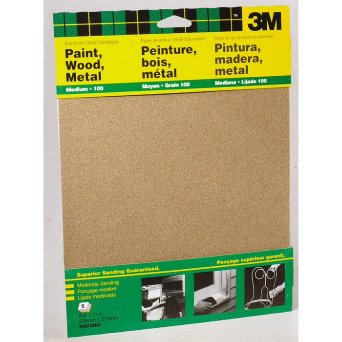 SANDPAPER PROD MED 100,5 SHEET