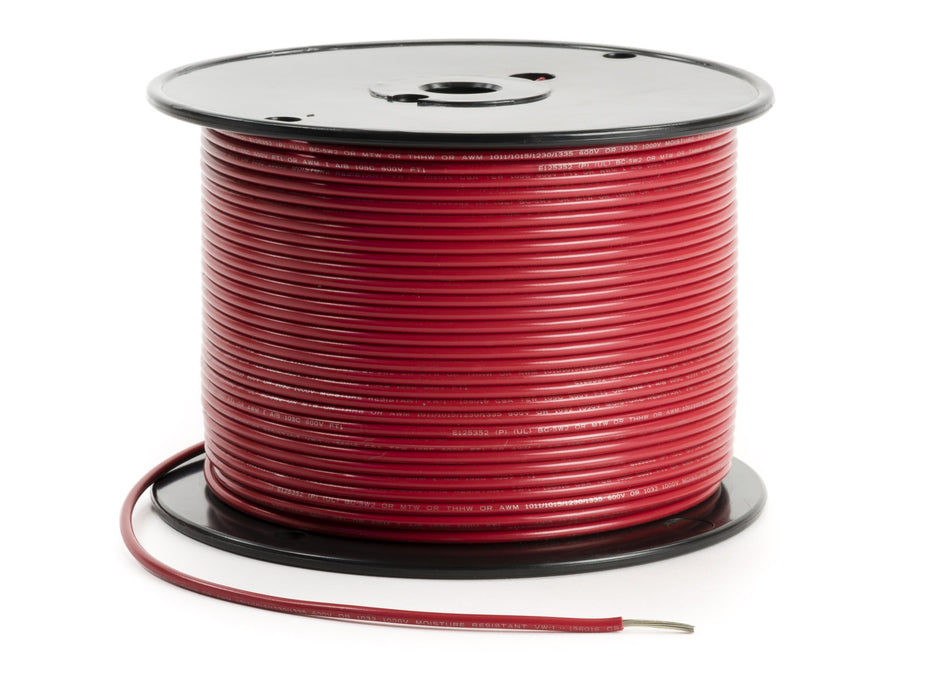 Cobra Wire and Cable A2010T01100FT Primary Tinned Copper Wire, 10 AWG, 100', Red