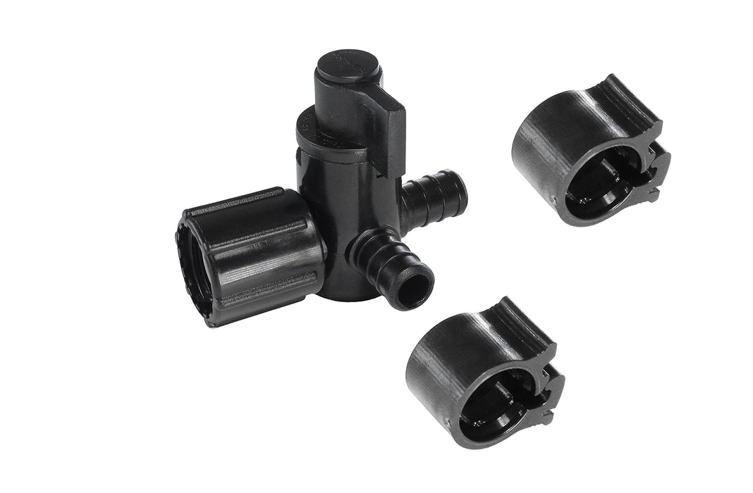 Flair-It 30913 Pexlock 3-Way Valve, 1/2" x 1/2" FPT Swivel x 1/2"