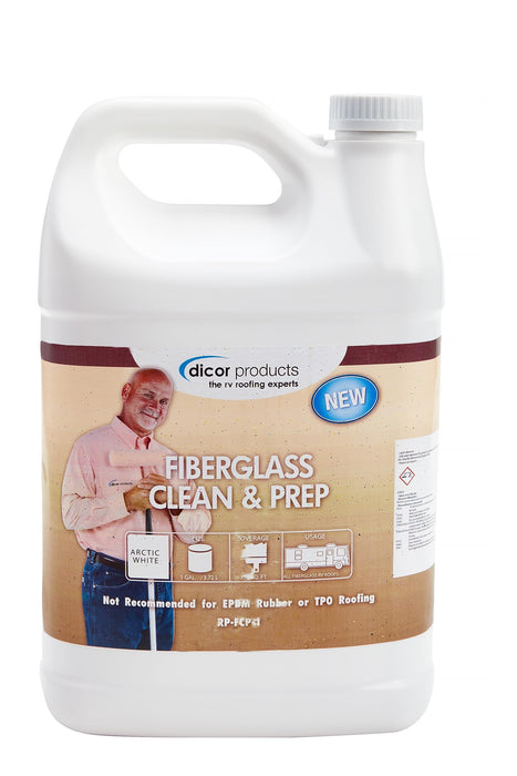 Dicor Corporation RP-FCP-1 Fiberglass Clean & Prep, White, Gal.