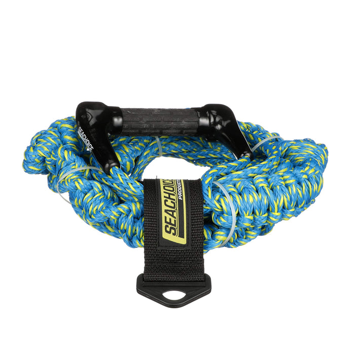 Seachoice 86764 3-Section Wakesurfing Rope, 16', 5-1/2" Handle w/ Textured Rubber Grip