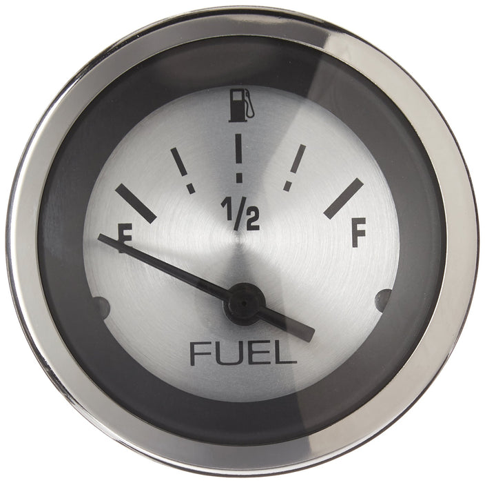 Sierra 63477P Sterling Series 2" SS Fuel Gauge & Requires "F" Sender Code
