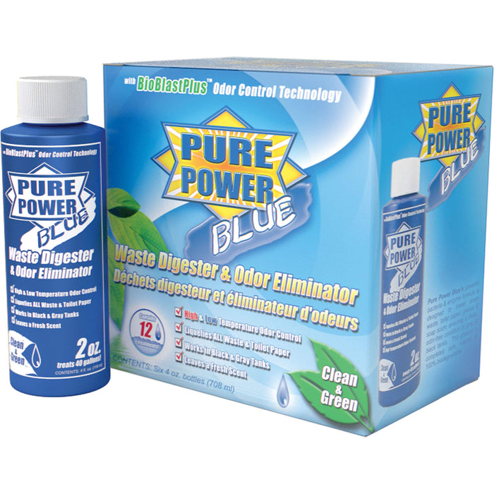 Valterra V23017 Pure Power Blue, 4 oz Bottle, 6/pk