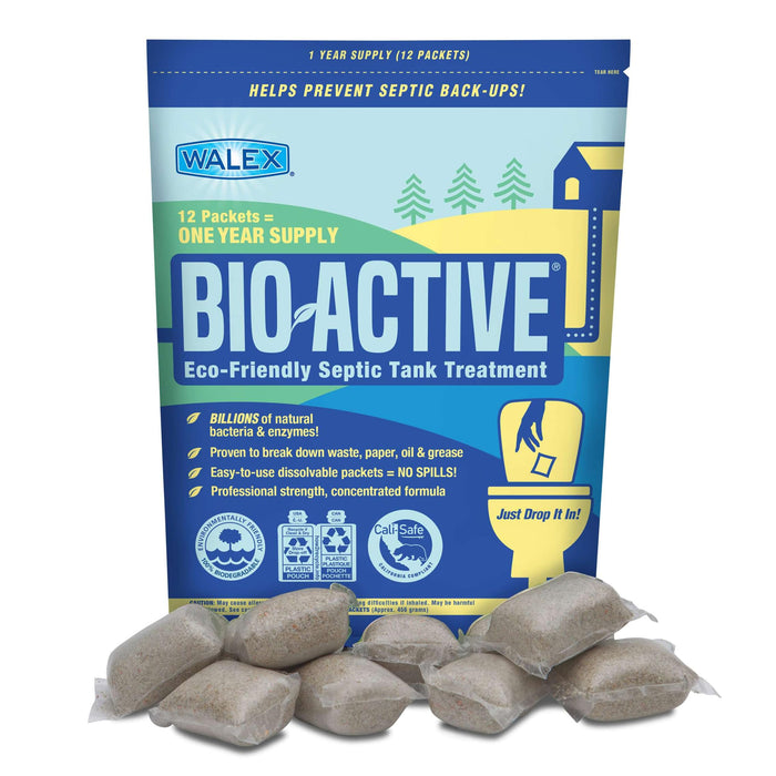Walex Products BIOSP1 Walex Bio-Active Septic Tank Treatment