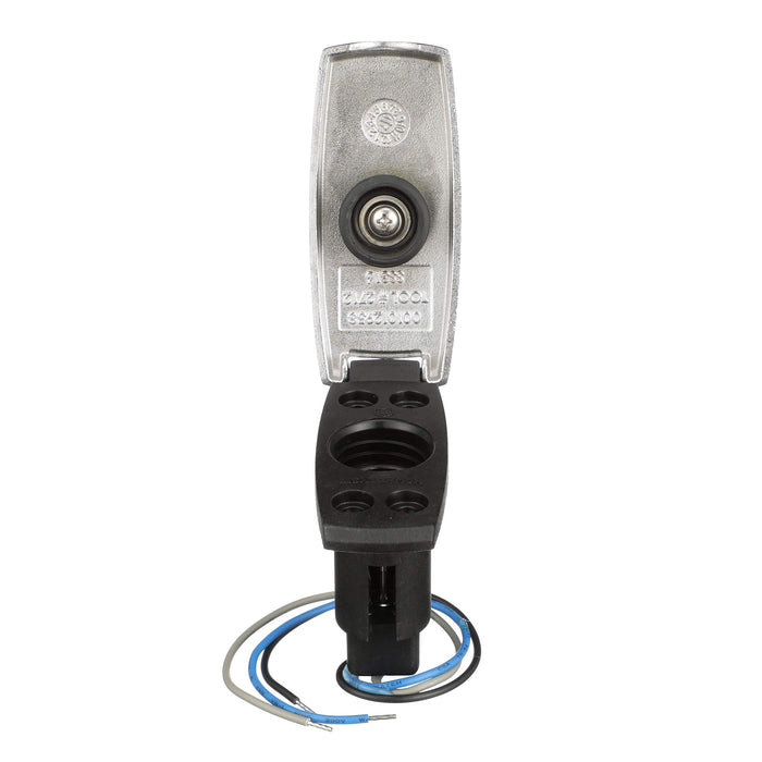 Attwood 910V3SS-7 LightArmor™ Plug-In Base Rectangle Series, 3-Pin, 316 S.S.