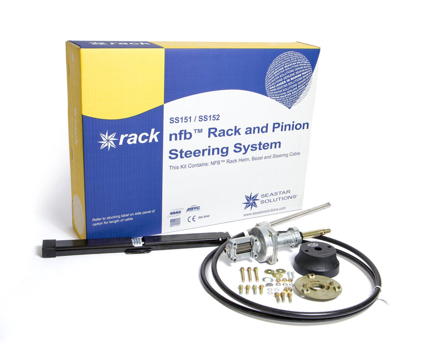 SeaStar SS15214 No Feedback Rack and Pinion Steering Kit, Dual