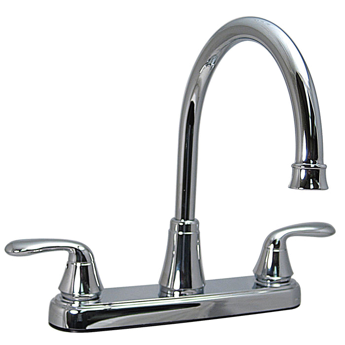 Valterra PF231302 Phoenix Two Handle 8" Hi-Arc Hybrid RV Bathroom Faucet