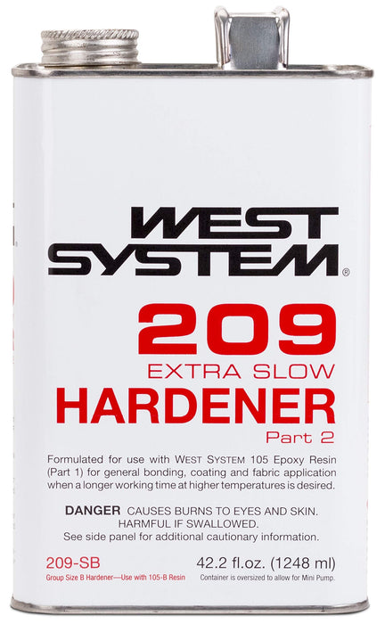 West System 209SC Extra Slow Hardener, 1.45 Gallon