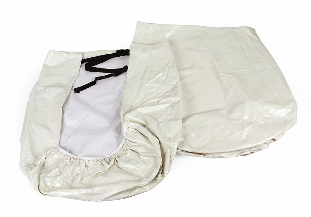 Camco 45333 Tire & Wheel Protectors, 30"-32", Colonial White, 1 pr.