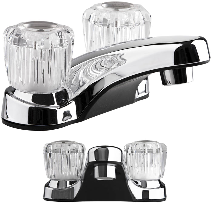 Dura Faucet DF-PL700A-CP Two Handle Lavatory Faucet, Chrome Polished