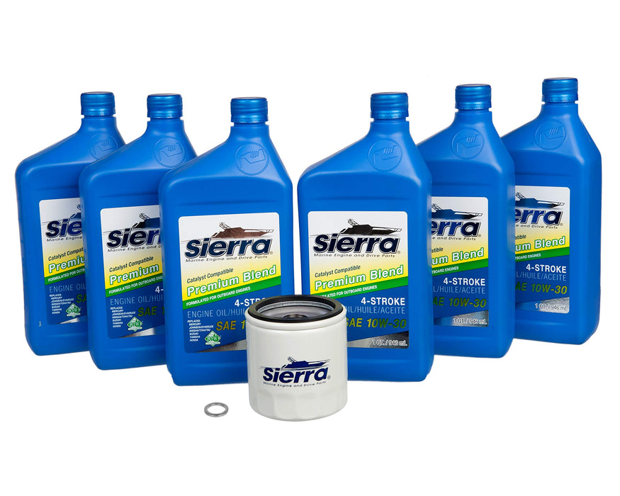 Sierra 18-9393 Yamaha 4 Stroke Oil Change Kit, Replaces Yamaha LUB-MRNLG-KT-10