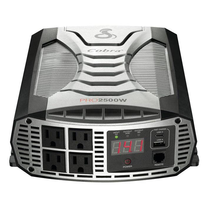 Cobra Electronics CPI2500W Power Inverter, 2500 Continuous / 5000 Peak
