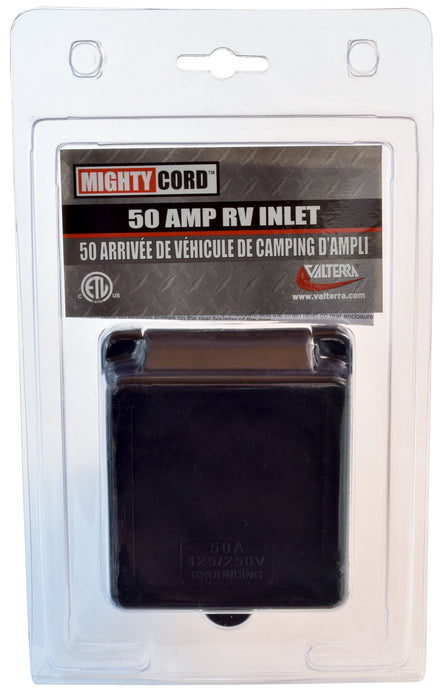Valterra A10-50INBKVP Mighty Cord RV Power Inlet