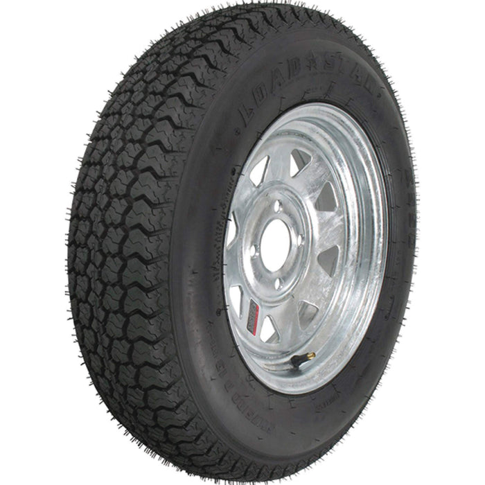 Loadstar Tires 32666 ST Radial Tire & Wheel (Rim) Asm ST225/75R-15 6 Hole D Ply