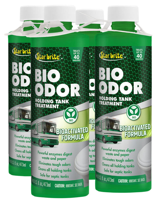 Star Brite 75008 Starbrite Bio Odor Enzyme Holding Tank Treatment, 8 oz. 4-pack