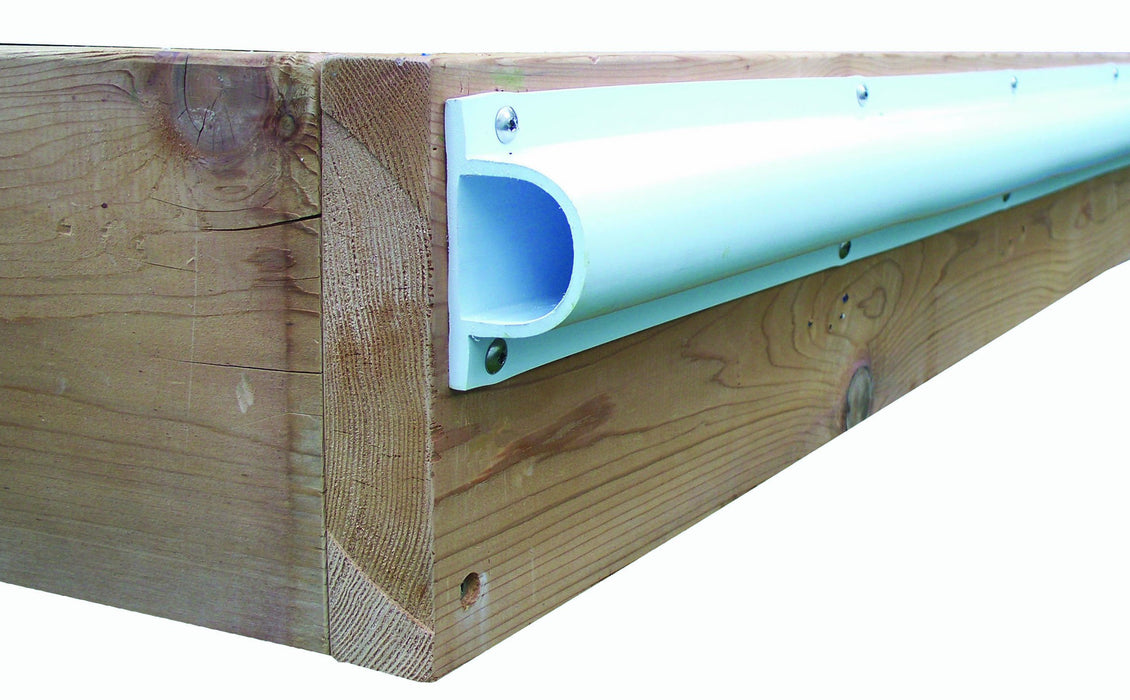 Dock Edge DE1205F ProDock Commercial Grade Heavy D Profile, White, 8', 3/pk