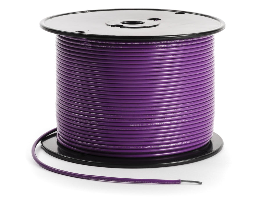Cobra Wire and Cable A1016T14100FT Primary Tinned Copper Wire, 16 AWG, 100', Purple