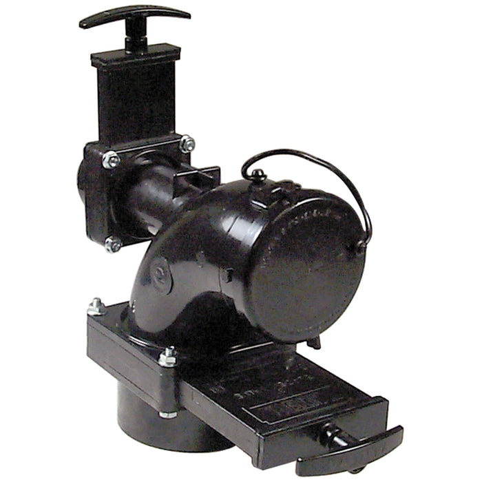 Valterra T68 RV Double Rotating Valve with 3" Hub x 1 1/2" Hub x 3" Bay & Cap