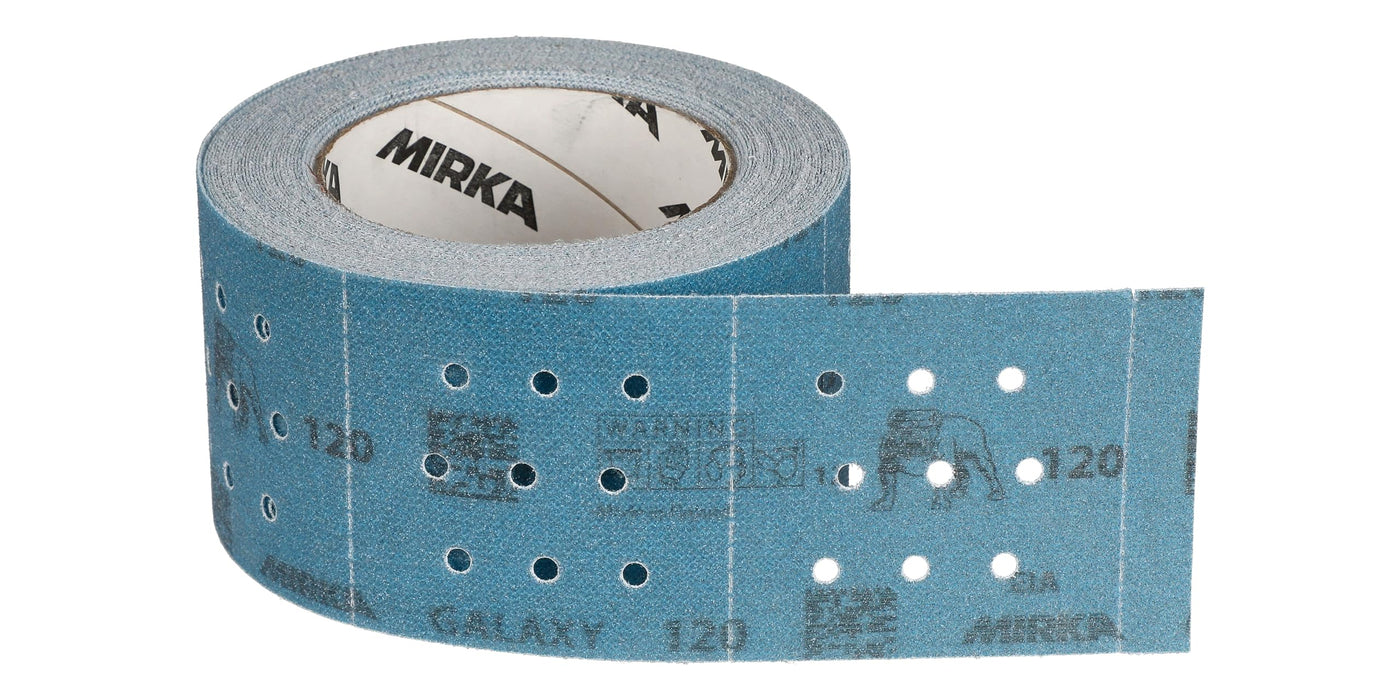 Mirka FY-570-120 Galaxy Dust Free Multi-Fit Grip Discs, 2.75" x 33.5', Grade 120