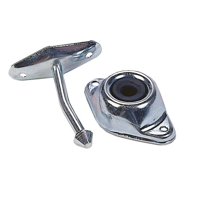 JR Products 10304 Angled Plunger Door Stop, 3"