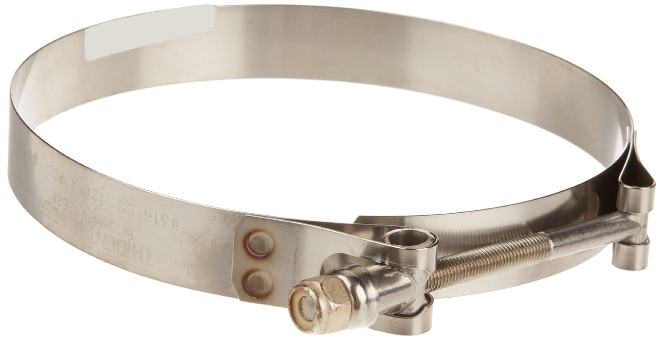 Trident Marine 720-4120L Trident SS T-Bolt Hose Clamps, 4-1/2"