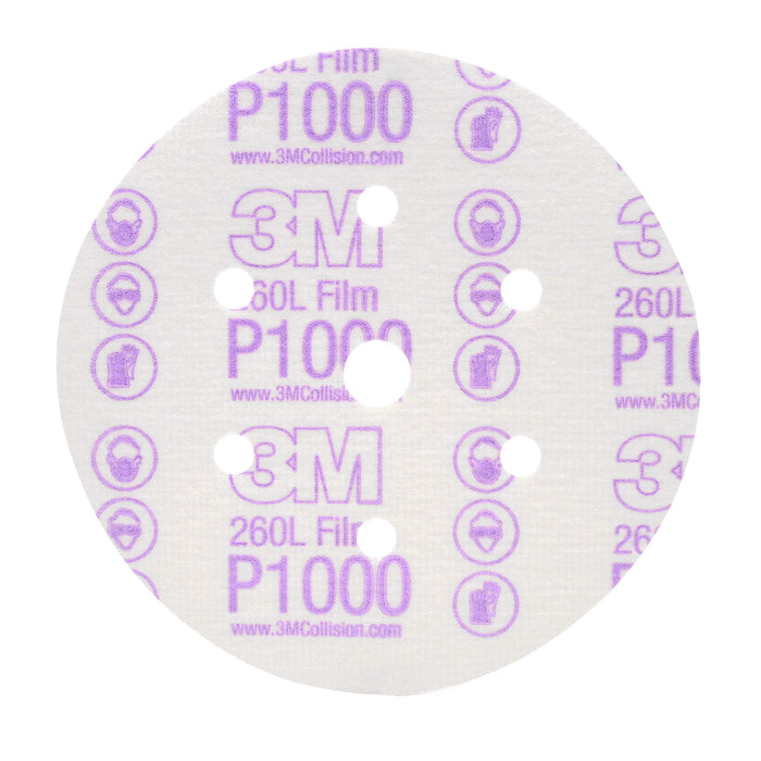 3M 1069 6" P1000 Hookit Dust Free Finishing Film Disc