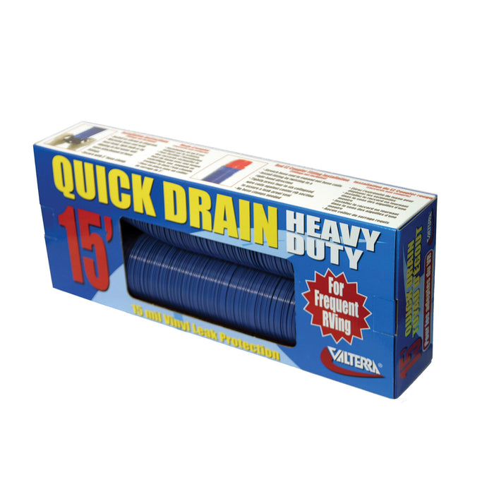 Valterra D04-0057 Quick Drain 3" x 15' RV 15 Mil Sewer Hose
