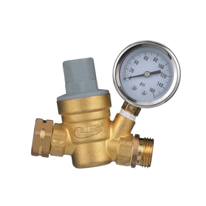 Valterra A01-1117VP Brass Adjustable RV Water Regulator