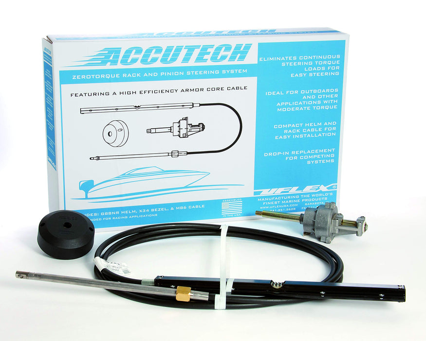 Uflex ACCUTECH14 14' Zerotorque Feedback Rack Steering System