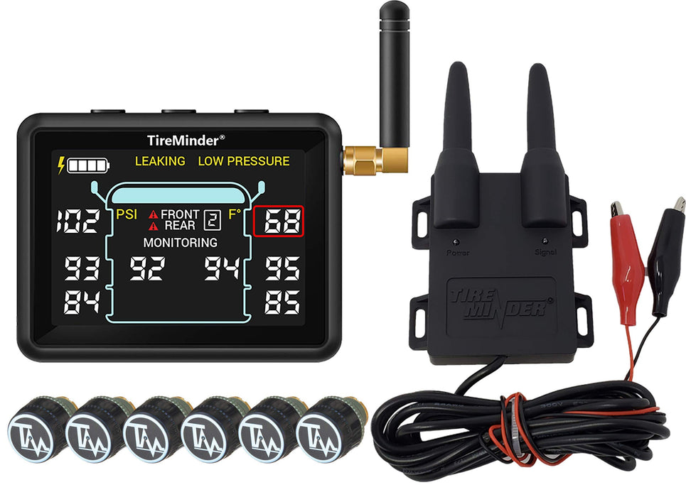 Minder Research TM22142 Tireminder I10 Pressure System, + Rhino Booster w/6 Standard Transmitters