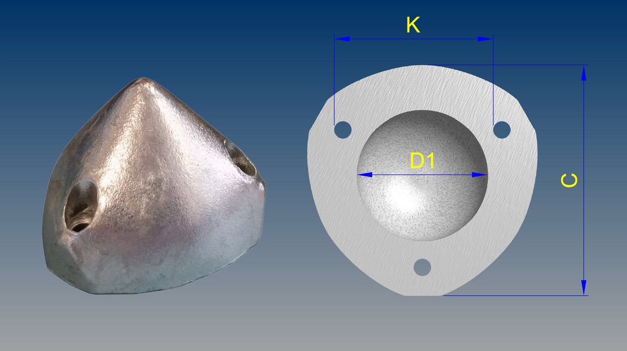 Camp 63M Maxi-Prop Propeller Anode Zinc
