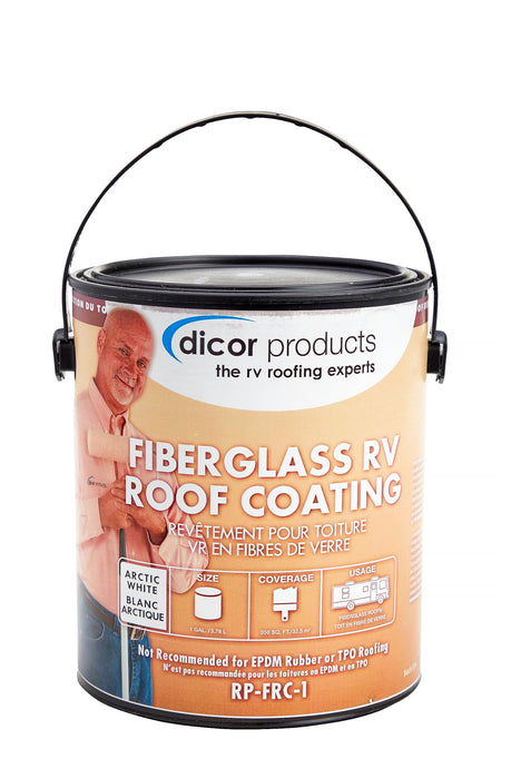 Dicor Corporation RP-FRC-1 Fiberglass RV Roof Coating, Gal.