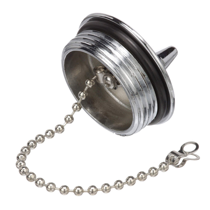 Seachoice 32521 Chrome Plated Zamak Replacement Cap For Deck Fill 32041