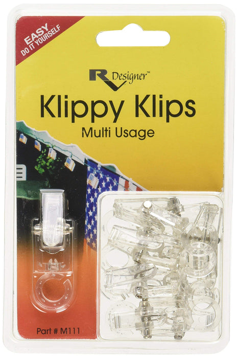 RV Designer M111 Klippy Klips, 10/pk
