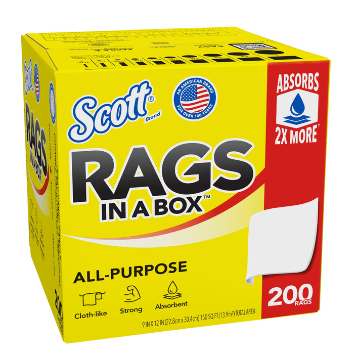 Twinco Romax 75260 Scott Rags-In-A-Box, 200/box