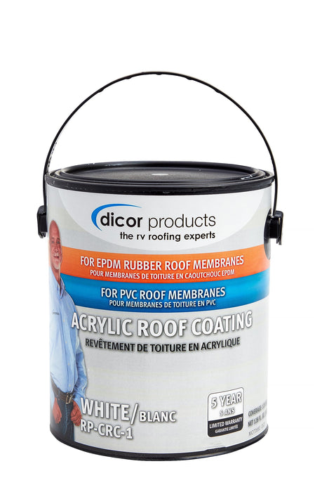 Dicor Corporation RP-CRC-1 Rubber Roof Coating System-Part 2, White, Gal.